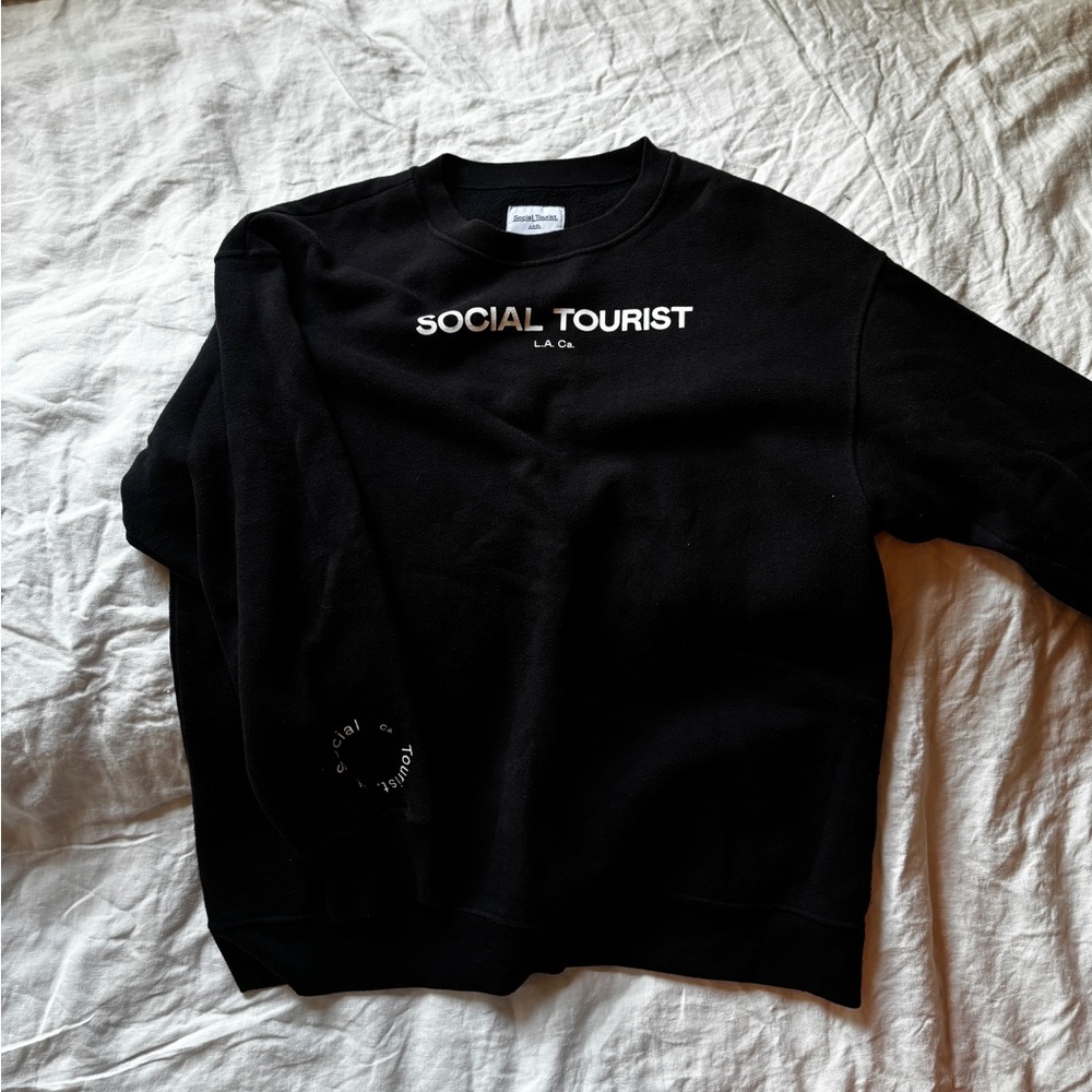 Social Tourist Black Sweatshirt